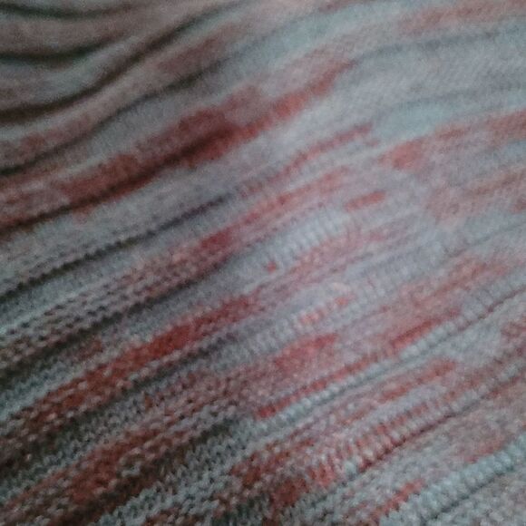 Ellen Tracy V Neck pullover ribbed Sweater Green Cape Verde - Picture 5 of 7